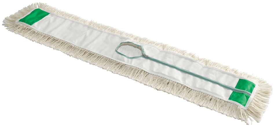 Winco DM-36H 36 Inch Replacement Dust Mop Head Cotton Blend with Zipper Closure