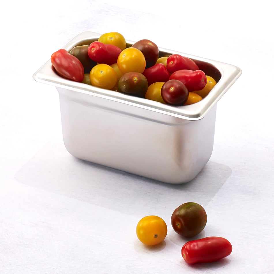 Winco SPJM-904 6-3/4 Inch Steam Table Pan 1/9 Size 24 Gauge Stainless Steel with Anti-Jamming