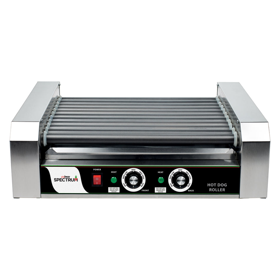 Winco EHDG-11R 23 Inch Hot Dog Grill Roller Type with 30 Hot Dogs Capacity