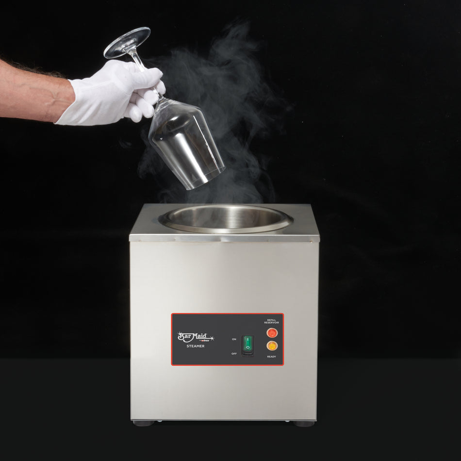 Winco GSS-04 Bar Maid Electric Glass Steamer, 110 V