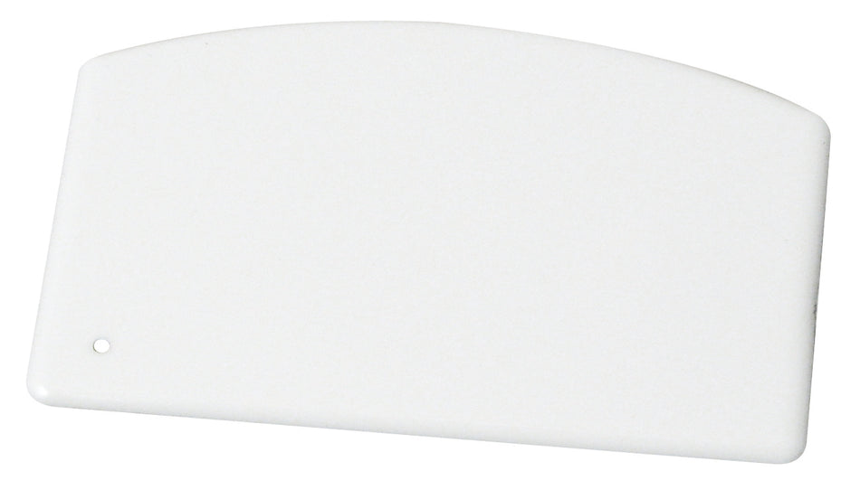 Winco PDS-5 5-1/2 Inch Dough Scraper Plastic NSF White Durable Tool