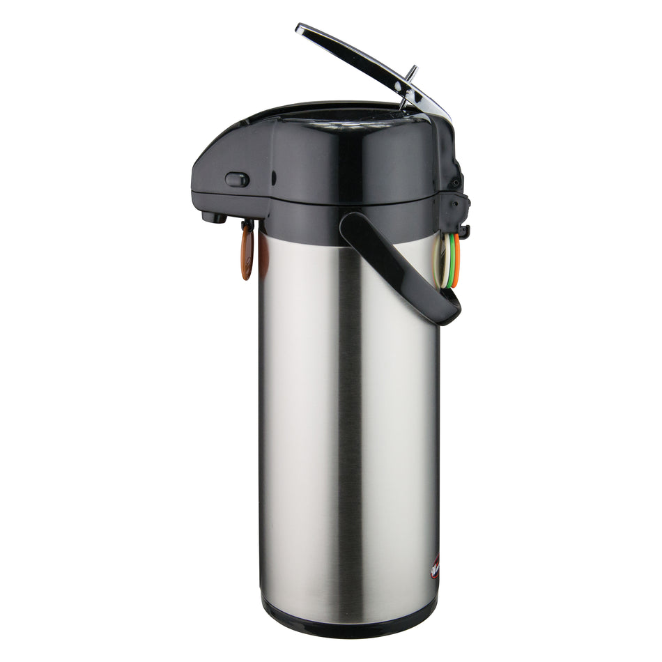 Winco APSK-730 3.0 Liter Lever-Top Double Wall Insulated Airpot Stainless Steel