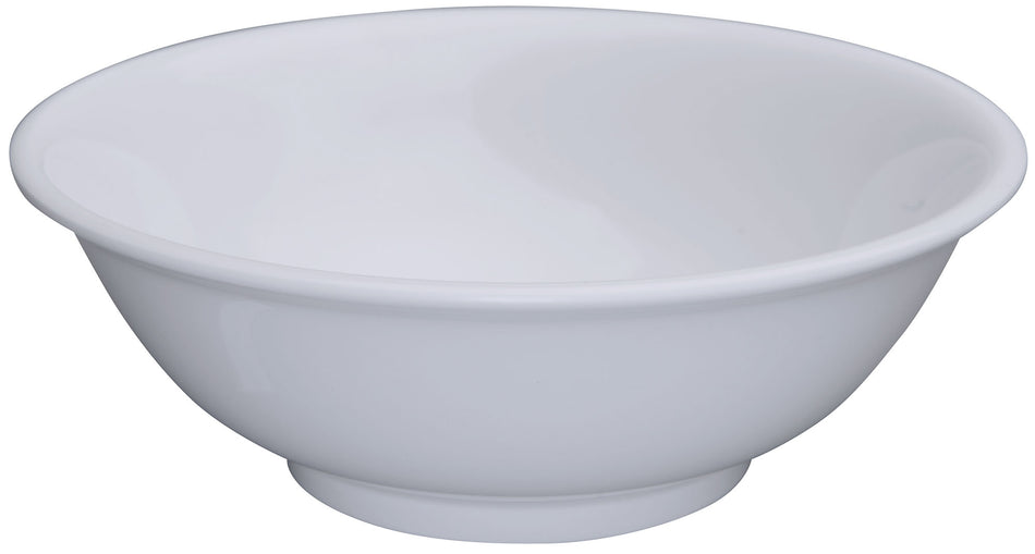 Winco MMB-41W 41oz Bowl White Melamine Round Rimless Dishwasher Safe