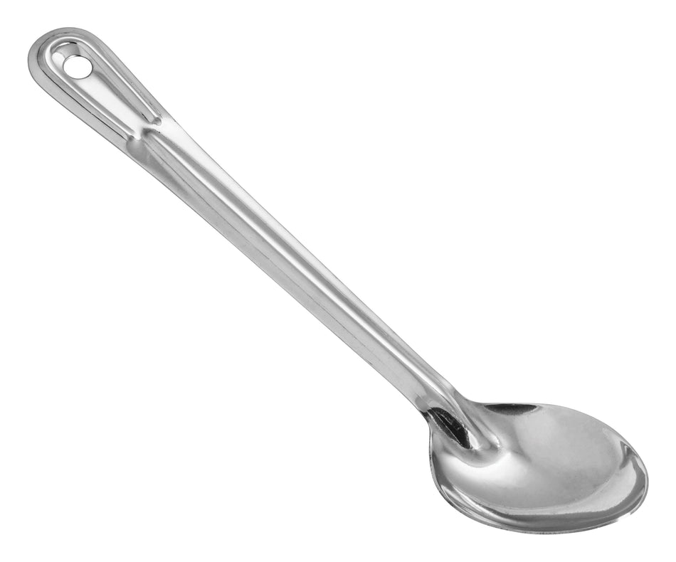 Winco BSOT-13H 13 Inch Solid Basting Spoon with 1.5 mm stainless steel