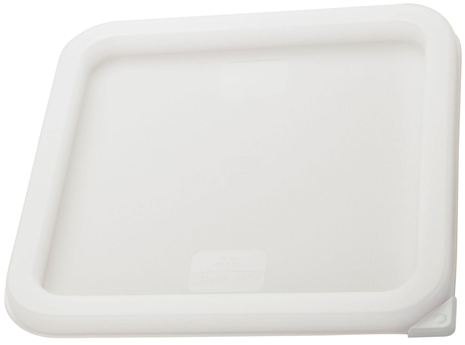 Winco PECC-M 9-1/8 Inch Food Storage Container Cover White Polyethylene