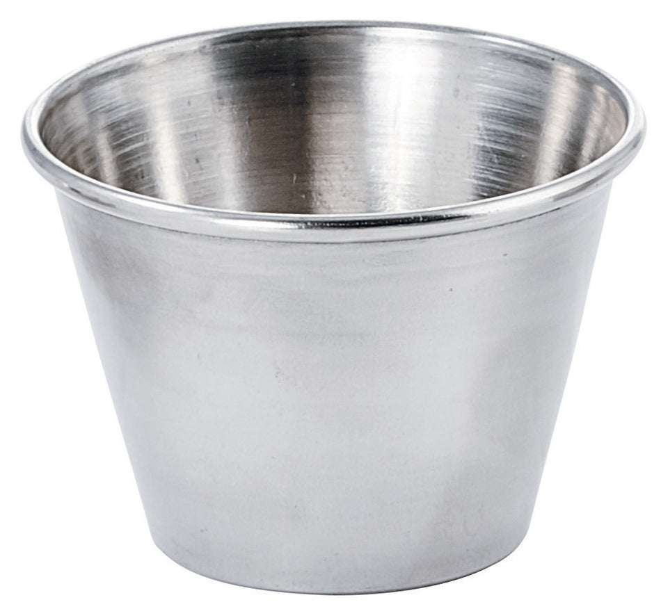 Winco SCP-25 2-1/2 Oz Round Sauce Cup Stainless Steel with Durable Design