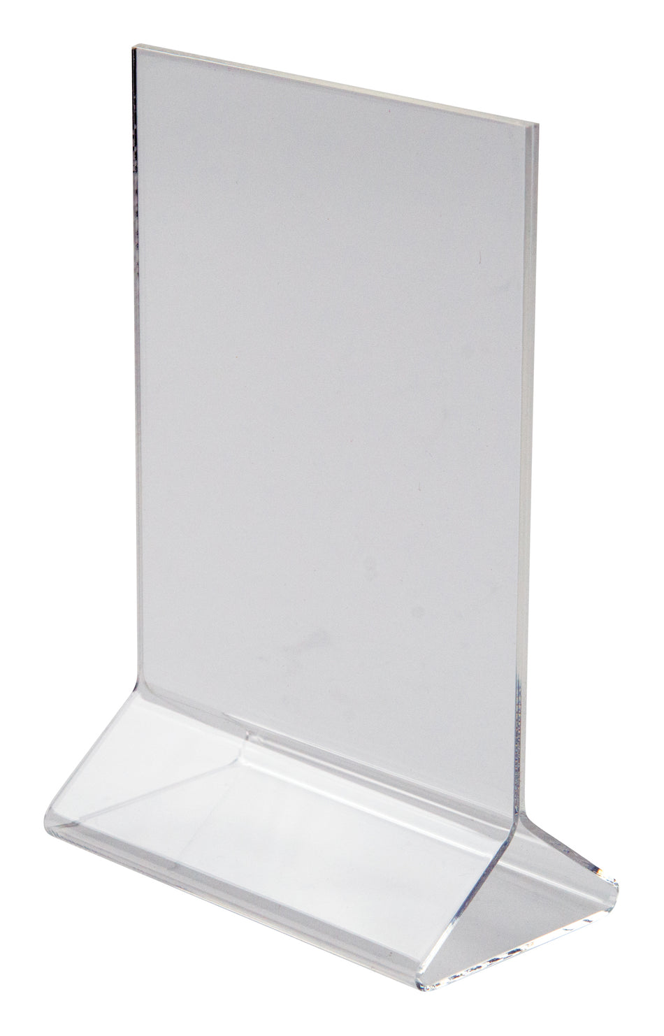Winco ATCH-46 4 Inch Menu Card Holder Acrylic for Tabletop Use