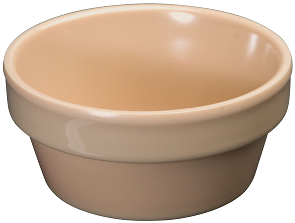 Winco MMSC-4 4 Oz. Sauce Cup/Ramekin Tan Dishwasher Safe Melamine