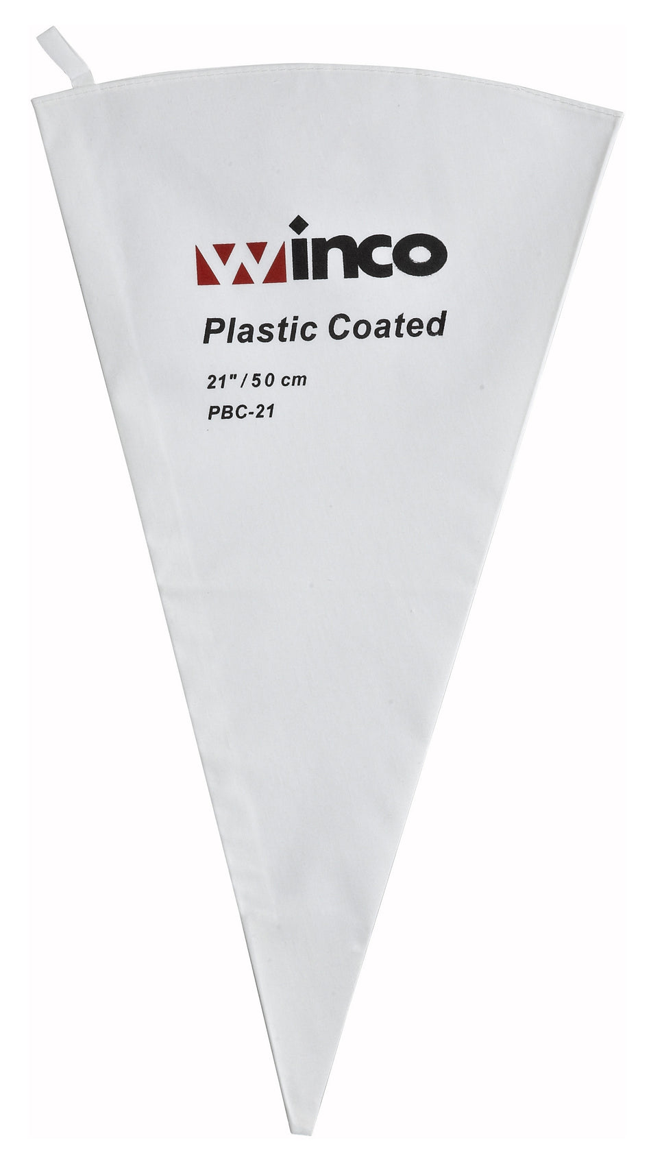 Winco PBC-21 21 Inch Pastry Bag Cotton Outside with Polyurethane Coating