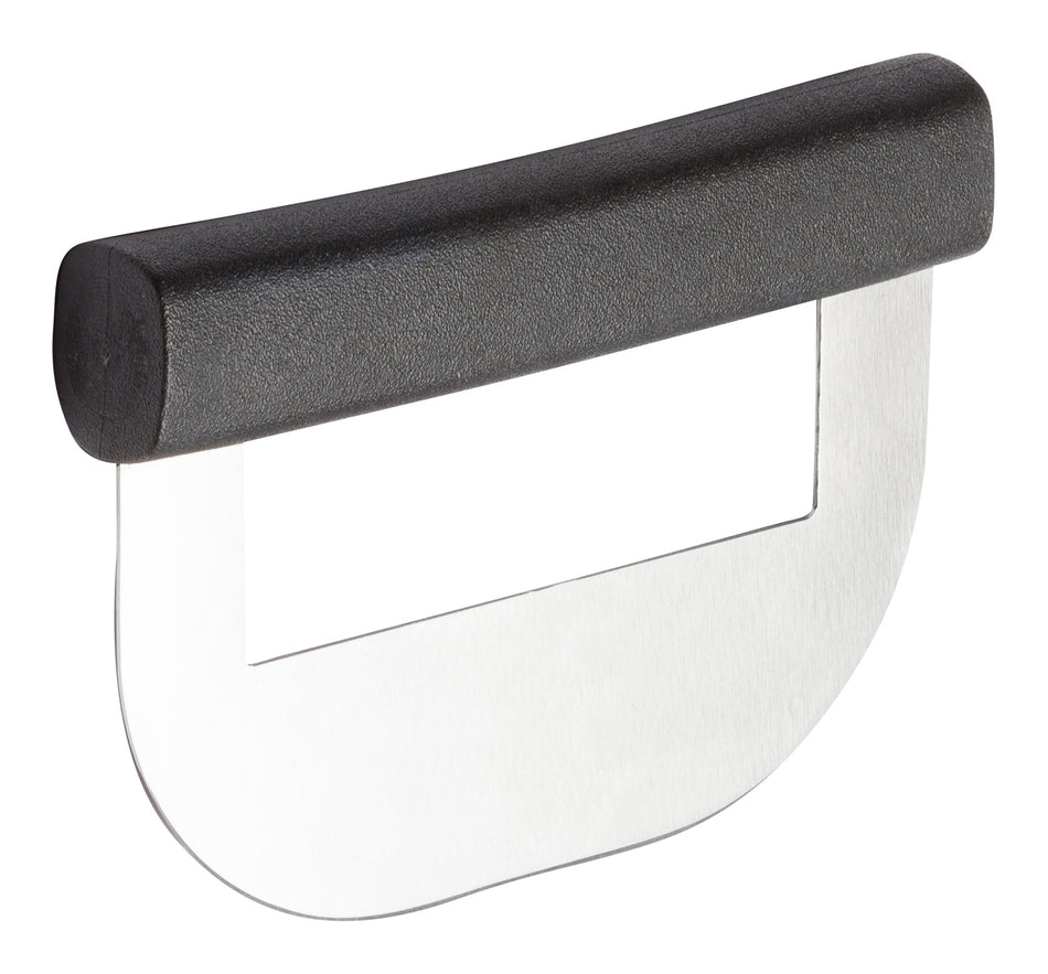 Winco KCC-1 6-9/10 Inch Single Blade Chopping Knife with Black Polypropylene Handle