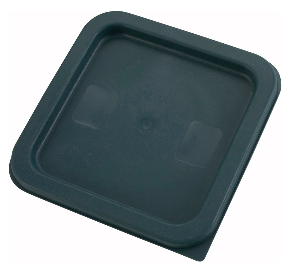 Winco PECC-24 7-3/8 Inch Green Polyethylene Food Storage Container Cover