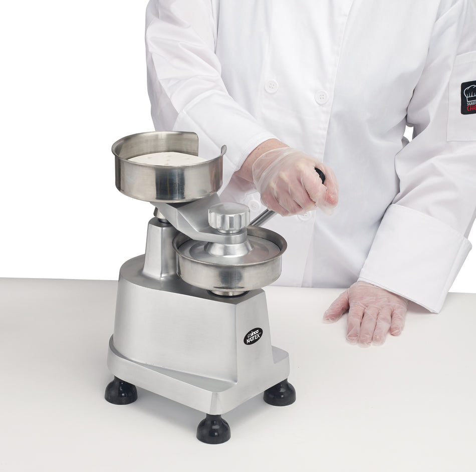 Winco HBP-3 Hamburger Press 10 Inch Heavy-duty with 4 and 5 Inch Plates