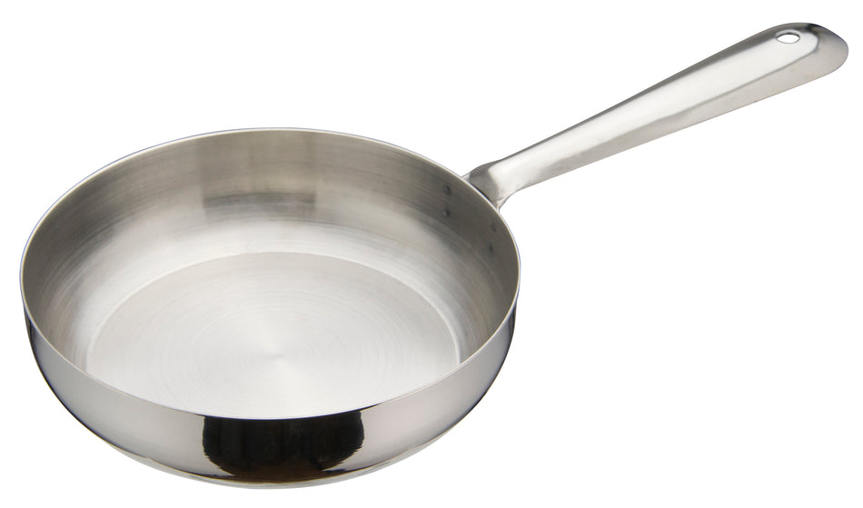 Winco DCWC-103S 12 Oz Mini Fry Pan Round Stainless Steel