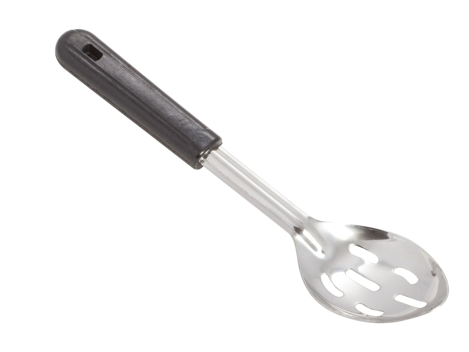 Winco BSSB-11 11 Inch Slotted Basting Spoon Black Bakelite Handle Stainless Steel