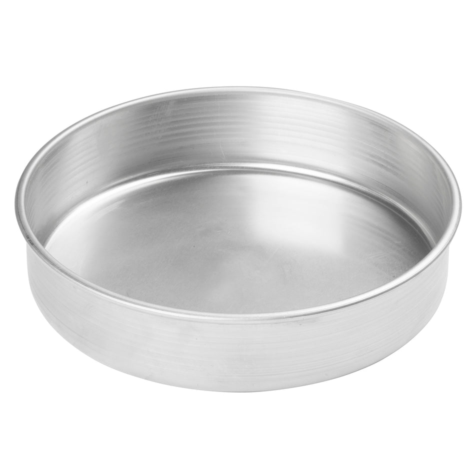Winco ACP-092 9 Inch Diameter Round Layer Cake Pan Aluminum with Durable Finish