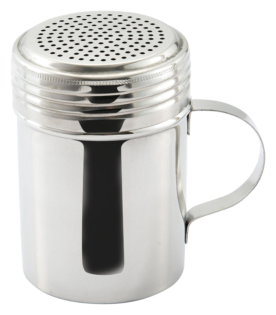 Winco DRG-10 10 Oz Dredge Stainless Steel with Handle for Condiments
