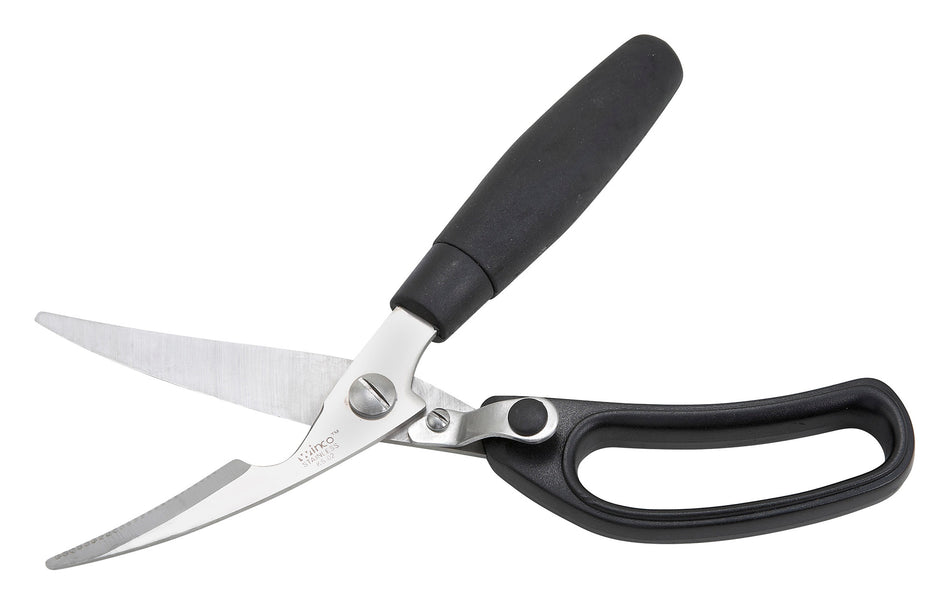 Winco KS-02 11-9/16 Inch Poultry Shears with Soft Polypropylene Handle