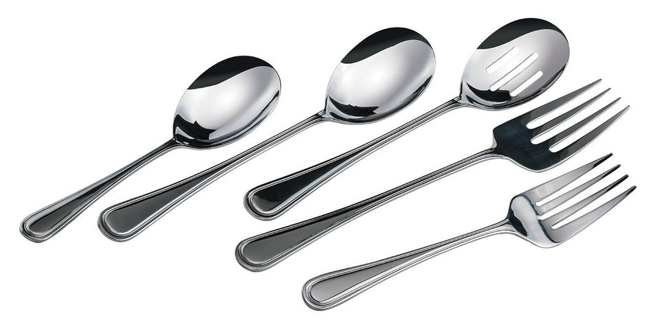 Winco 0030-25 12 Inch Banquet Serving Fork Mirror Finish 18/8 Stainless Steel