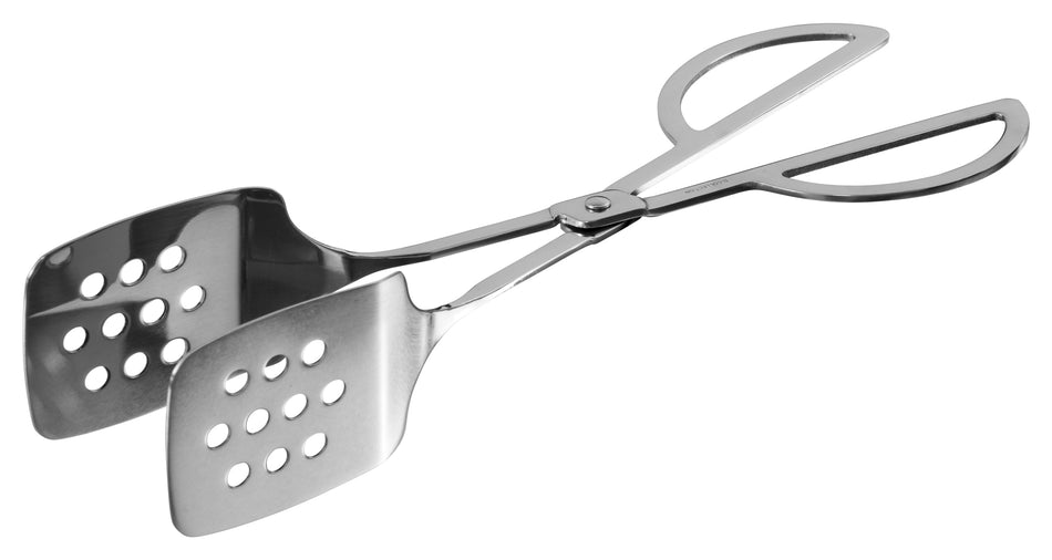 Winco PT-10P 10-1/2 Inch Scissor Tongs Stainless Steel Perforated