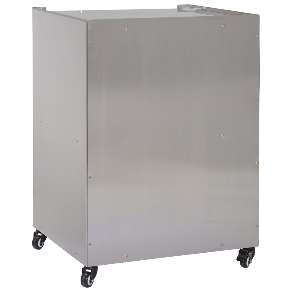 Winco 30147 24 Inch Benchmark Pedestal Base Casters Stainless Steel