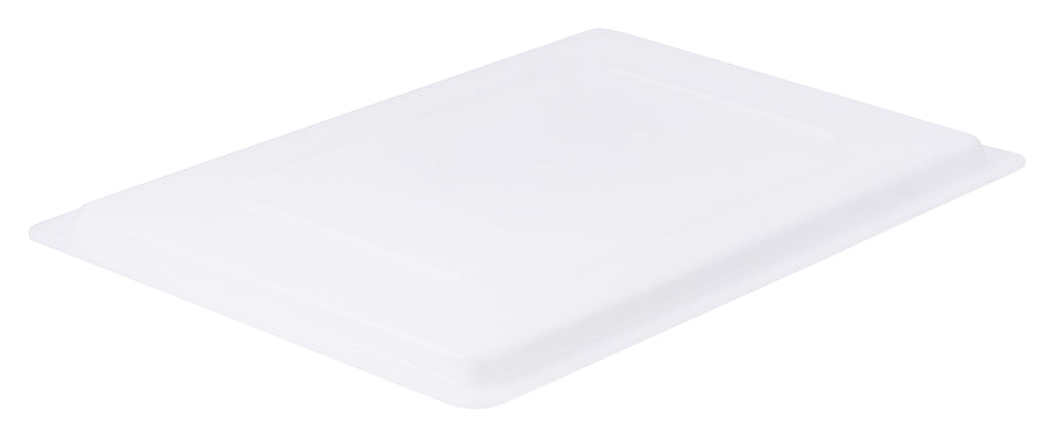 Winco PFHW-C 18 Inch Polypropylene Food Storage Box Cover BPA Free White