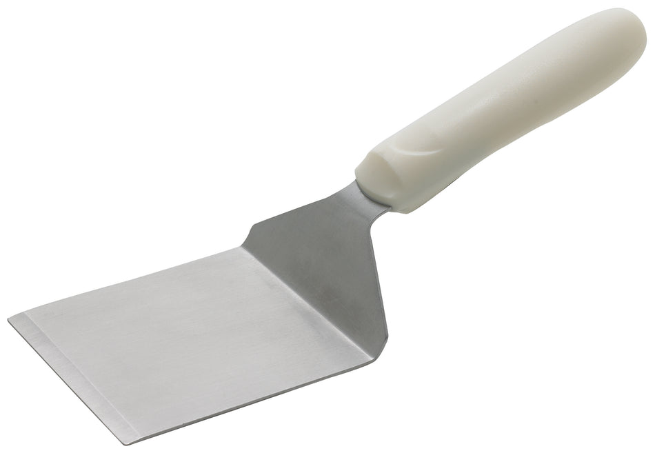 Winco TWP-41 4-1/8 Inch Stainless Steel Turner Slip-Resistant Handle Satin Finish
