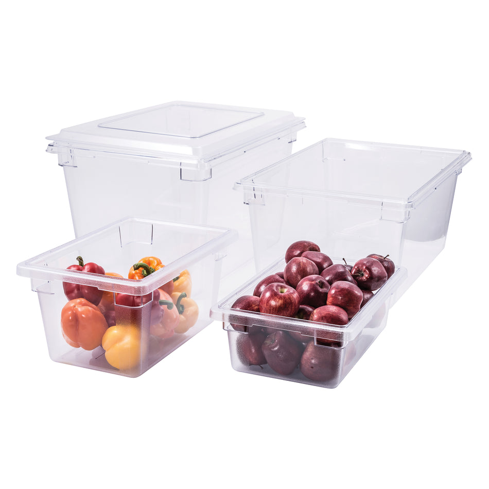 Winco PFSH-3 1.75 Gallon Food Storage Box 12 Inch by 18 Inch Break-Resistant Polycarbonate