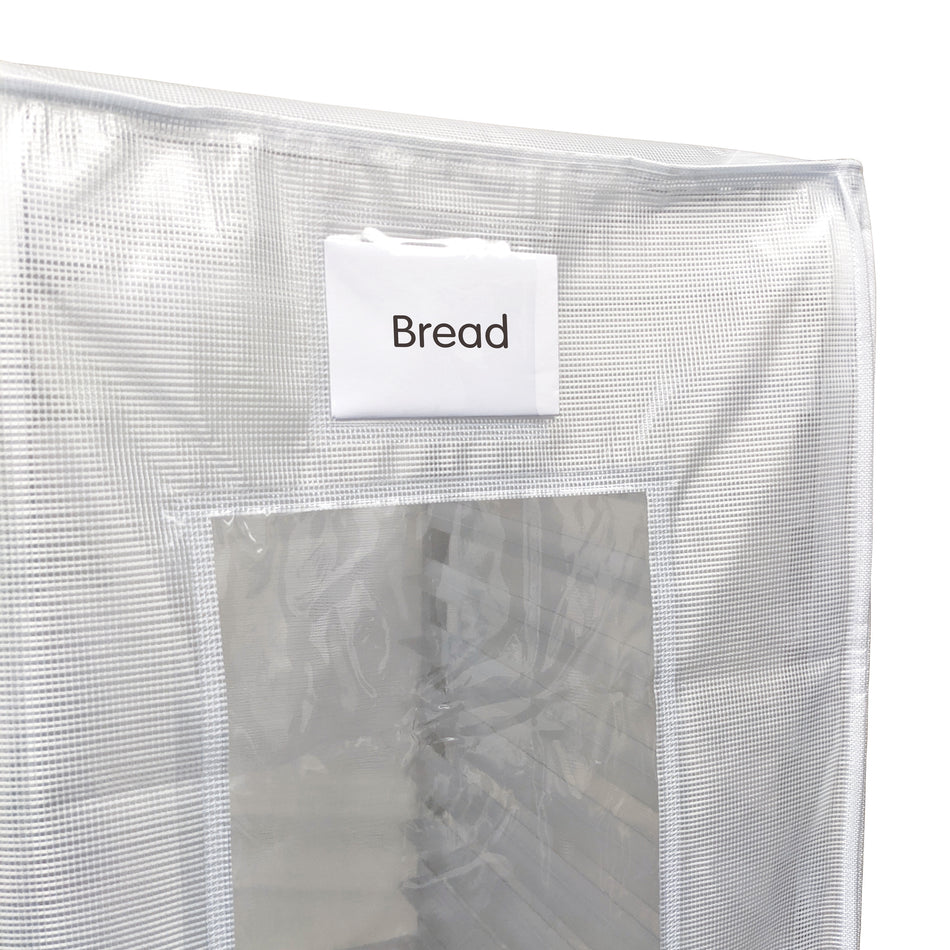 Winco ALRK-20-HC 23 Inch Sheet Pan Rack Cover Heavy Duty with Window White