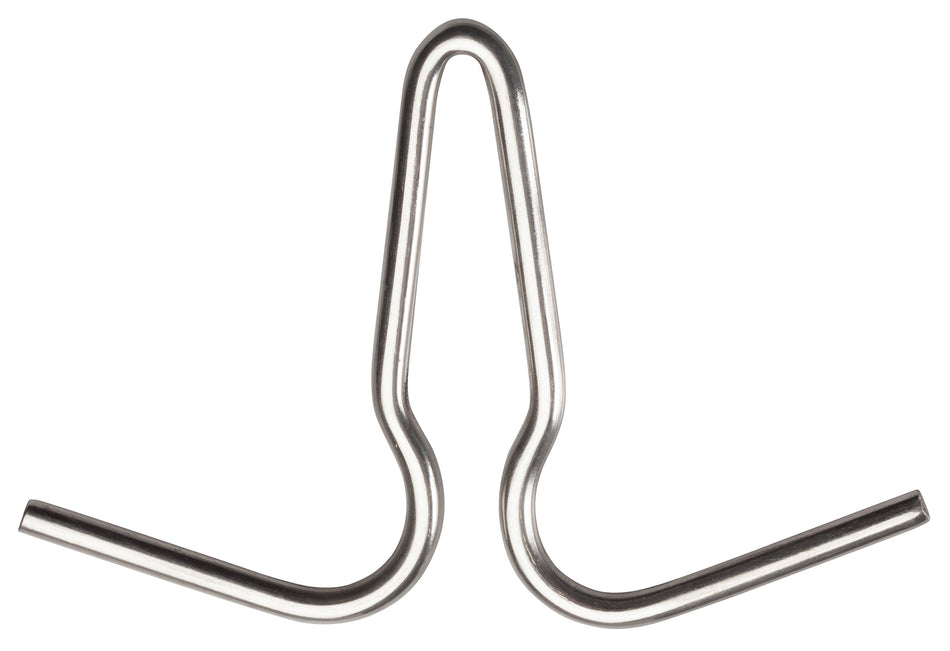 Winco PH-2 Pot Hook 2 Prongs Stainless Steel Double with Secure Hold