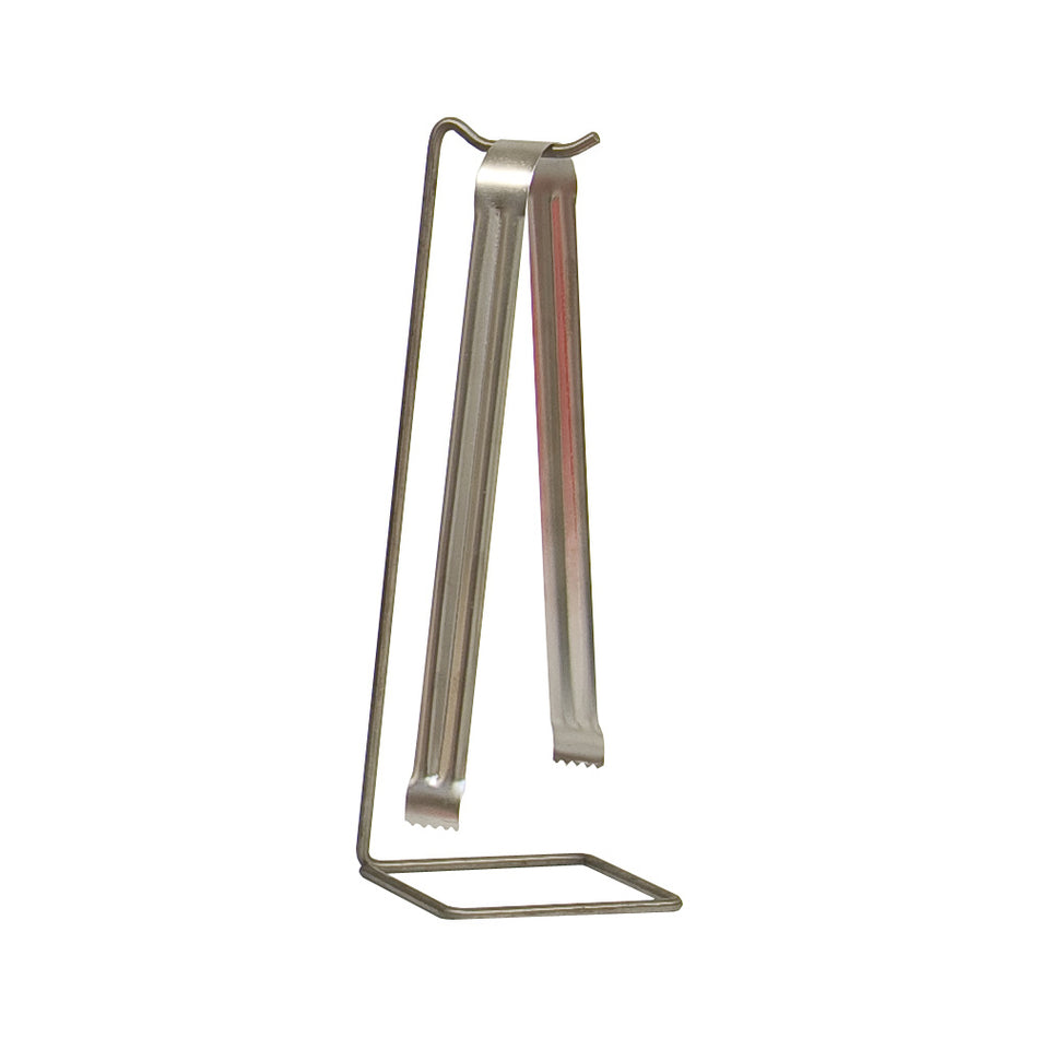 Winco 67002 4 Inch Benchmark Tong Holder with Durable Stainless Steel Construction