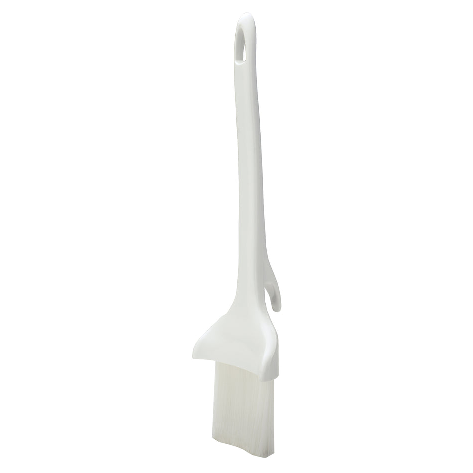 Winco NB-20HK 2 Inch Pastry Brush Concave Hook Plastic White Nylon Bristles