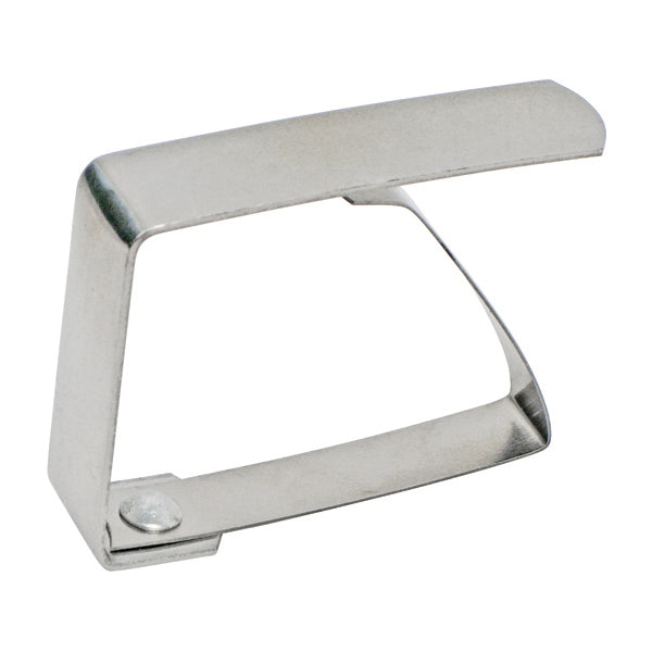 Winco TBC-1 Table Cloth Clip Fits Tables Up to 1-1/2 Inch Thick Stainless Steel