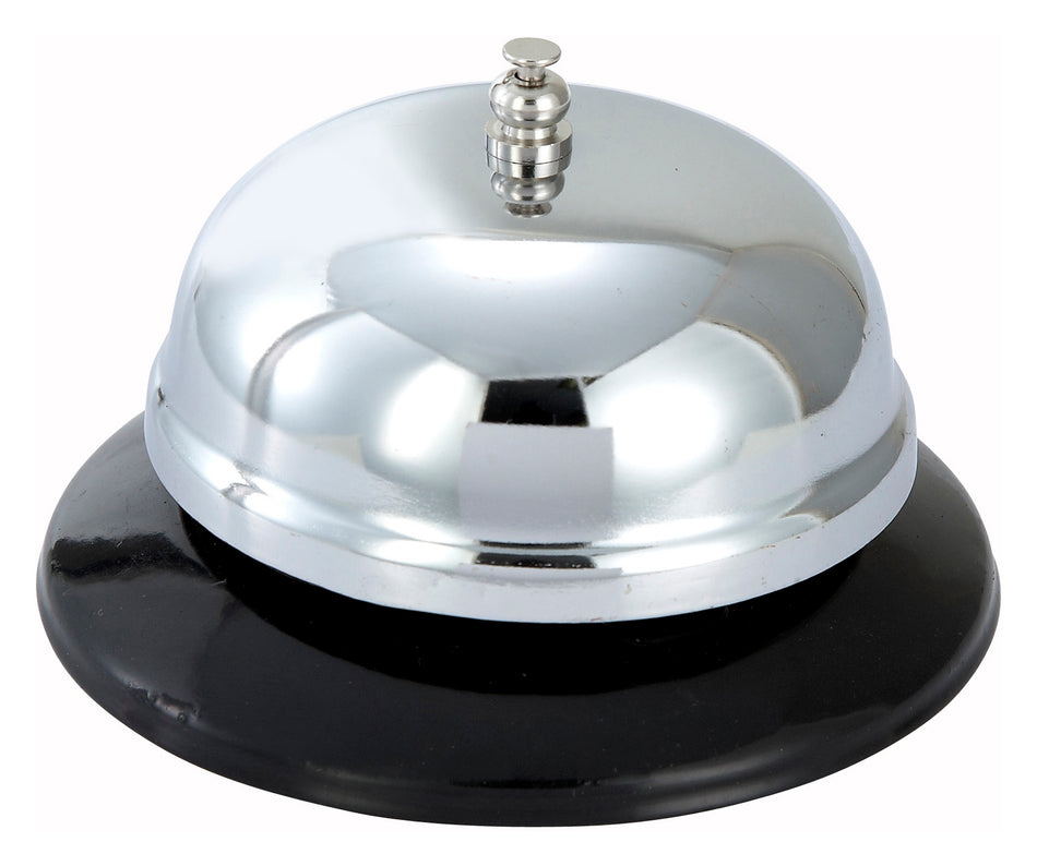 Winco CBEL-2 4 Inch Diameter Call Bell Chrome-Plated Plastic Base