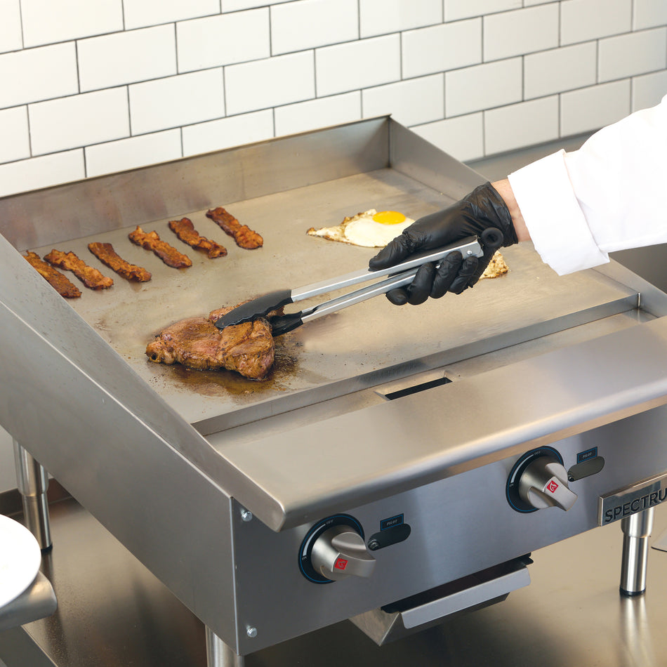 Winco NGGD-24M 24 Inch Griddle Gas Countertop with 60,000 BTU Burners