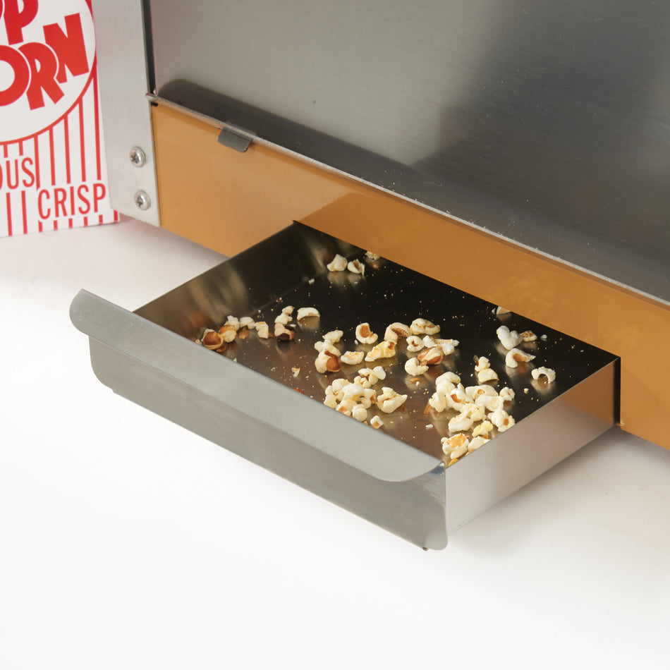 Winco 11048 19 Inch Electric Popcorn Popper with 4 oz Kettle Capacity