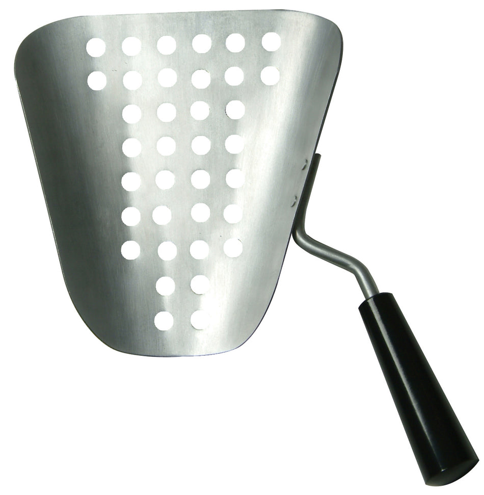 Winco 42030 8 Inch Popcorn Speed Scoop Aluminum Dishwasher Safe