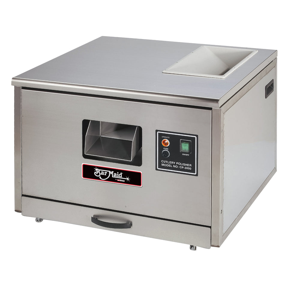 Winco CP-3000-D Bar Maid Flatware Polisher - 3,000 pieces per hour