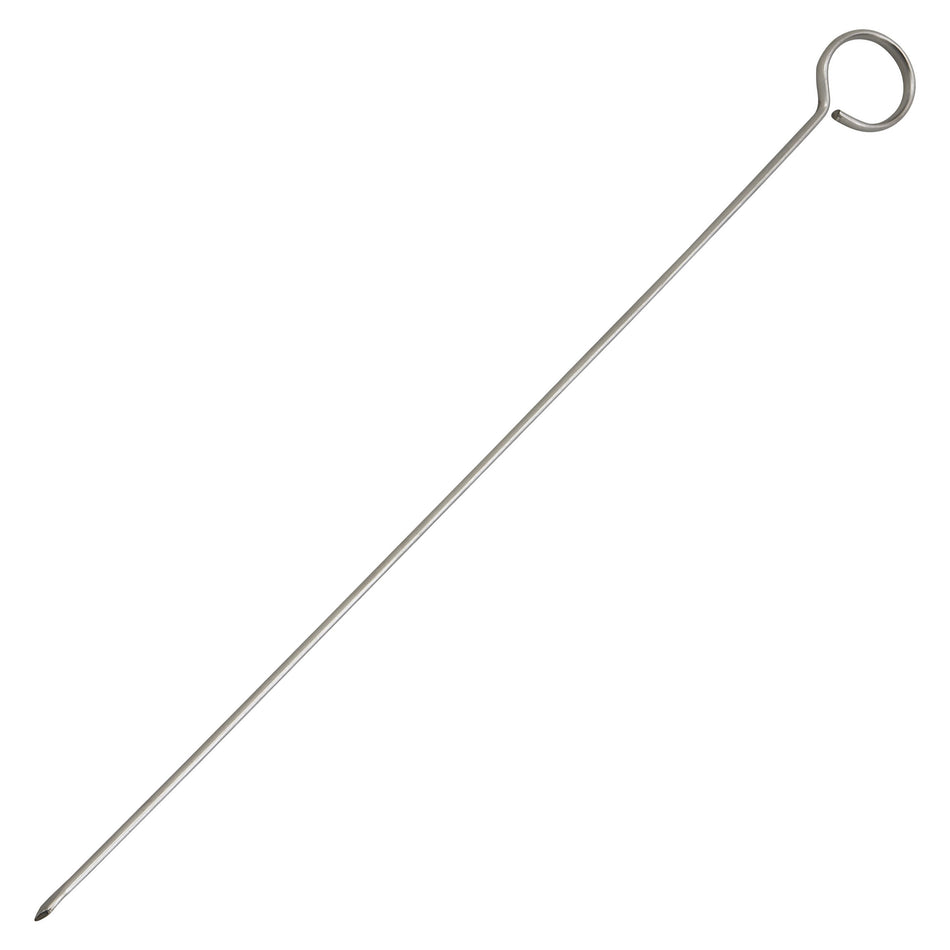 Winco SKO-12 12 Inch Skewer Flat Needle Oval Stainless Steel with Durability