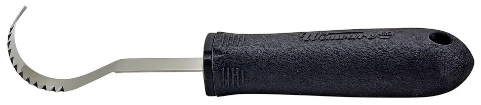 Winco VP-310 Butter Curler 8 Inch with Ergonomic Soft Grip Handle Black Stainless Steel