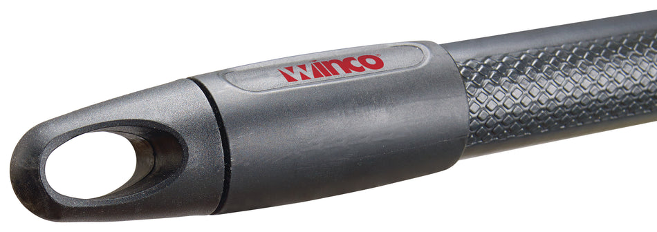 Winco BRH-48K 48 Inch Fiberglass Handle with Textured Grip Black