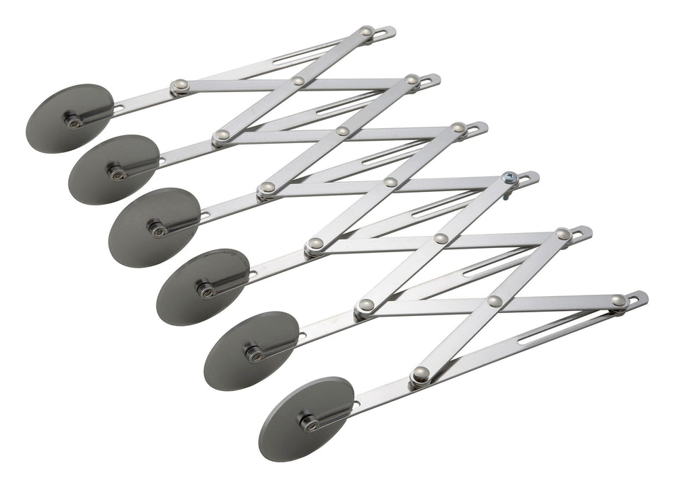 Winco ADD-6 Dough Divider 6 Wheel Adjustable from 3/4 to 4-3/4 Inch Stainless Steel