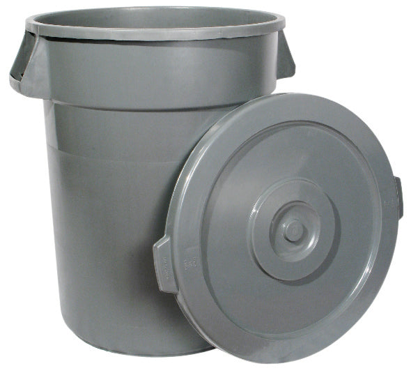 Winco PTCL-44 Lid for PTC-44G HDPE Gray Trash Receptacle Cover
