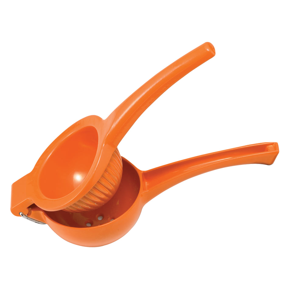 Winco LS-9O 3-1/2 Inch Diameter Orange Squeezer Dishwasher Safe Aluminum Enamel
