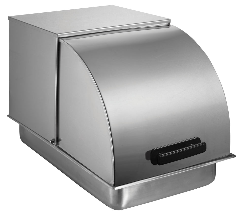 Winco C-RCF 20-3/4 Inch Roll-Top Cover Stainless Steel with Handle