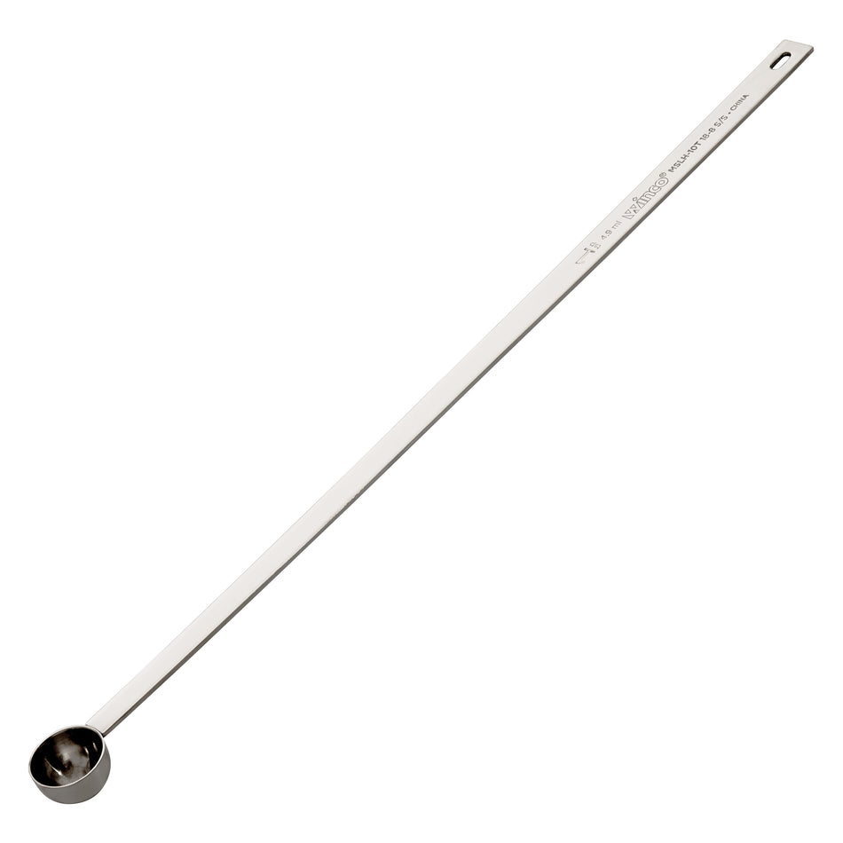 Winco MSLH-10T 15 Inch Long Handle Measuring Spoon Heavy Duty Stainless Steel