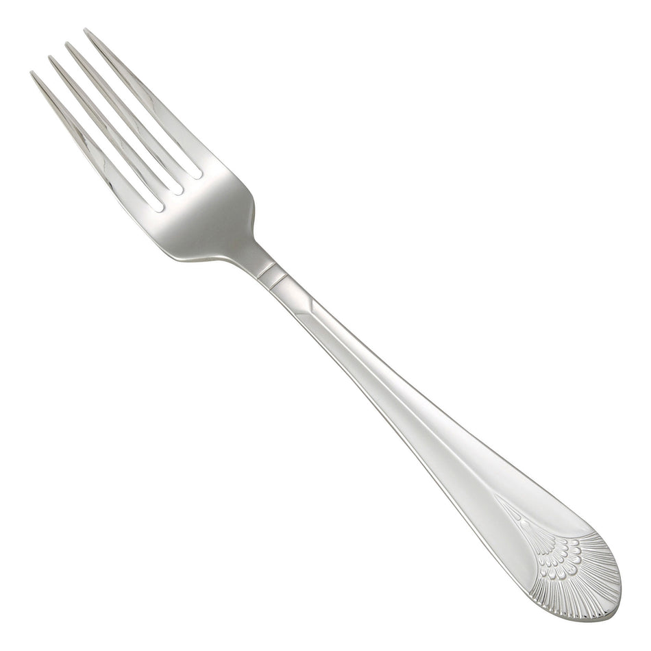 12 pack Winco 0031-05 Peacock Dinner Fork, 18/8 Extra Heavyweight