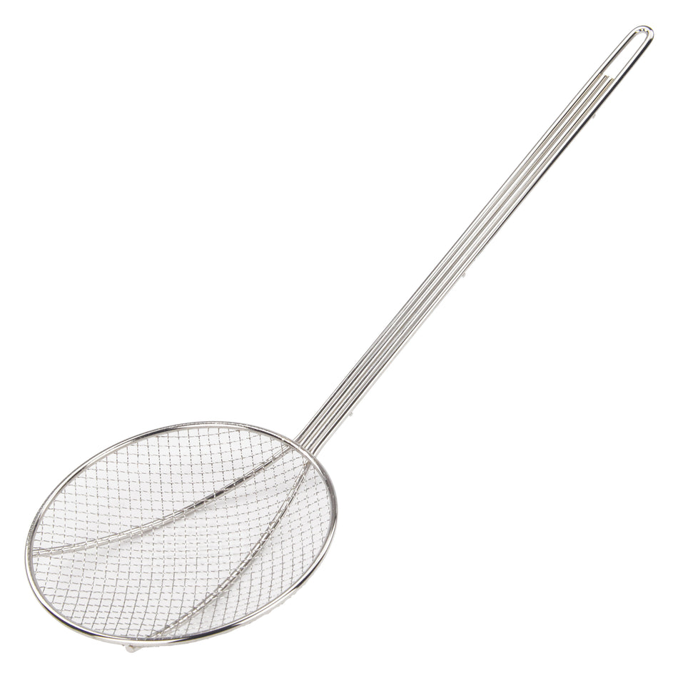 Winco SC-7R Wire Skimmer, Nickel-Plated - 7" Dia