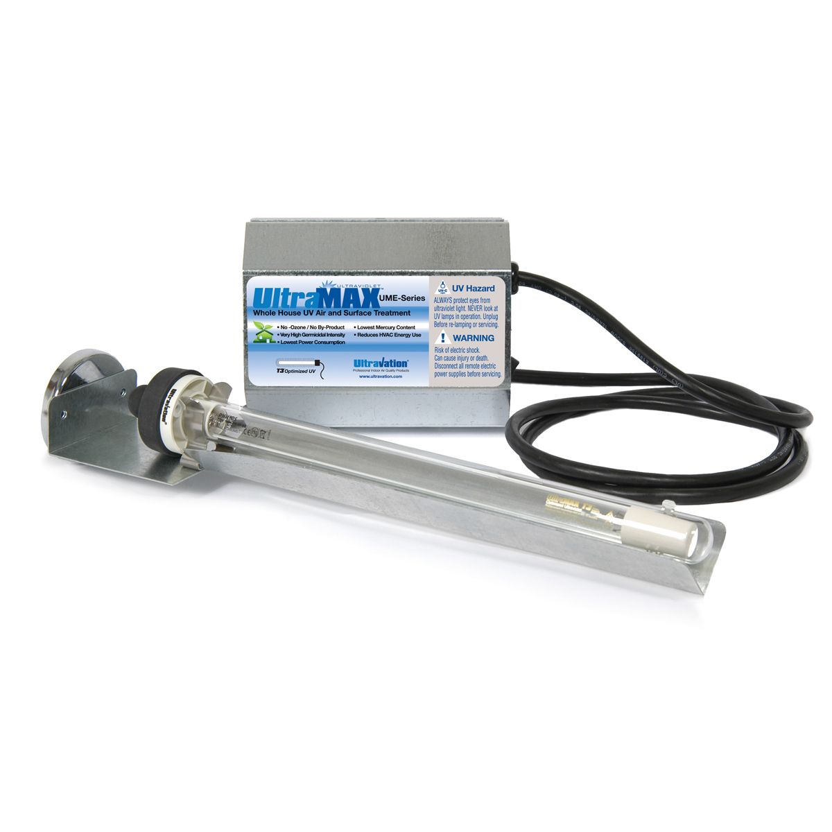 Ultravation - UME1224T - UVC System with 1 remote 12" Germicidal Lamp, 24vac