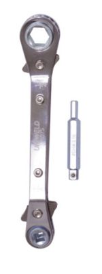 Uniweld Wrench 3/16" Offset Heavy-Duty Ratchet Handle (Imperial (SAE) 70075