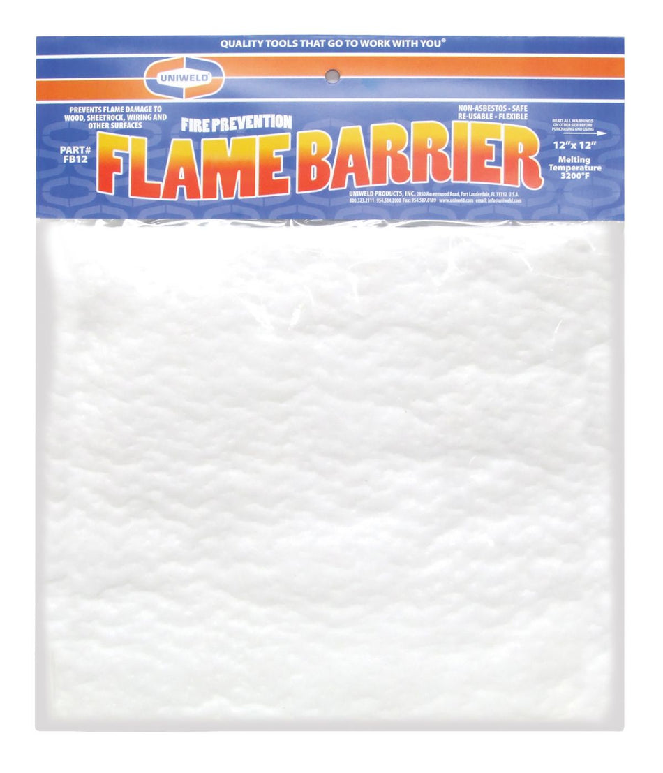 Uniweld FB12, Flame Barrier, 12 in x 12 in